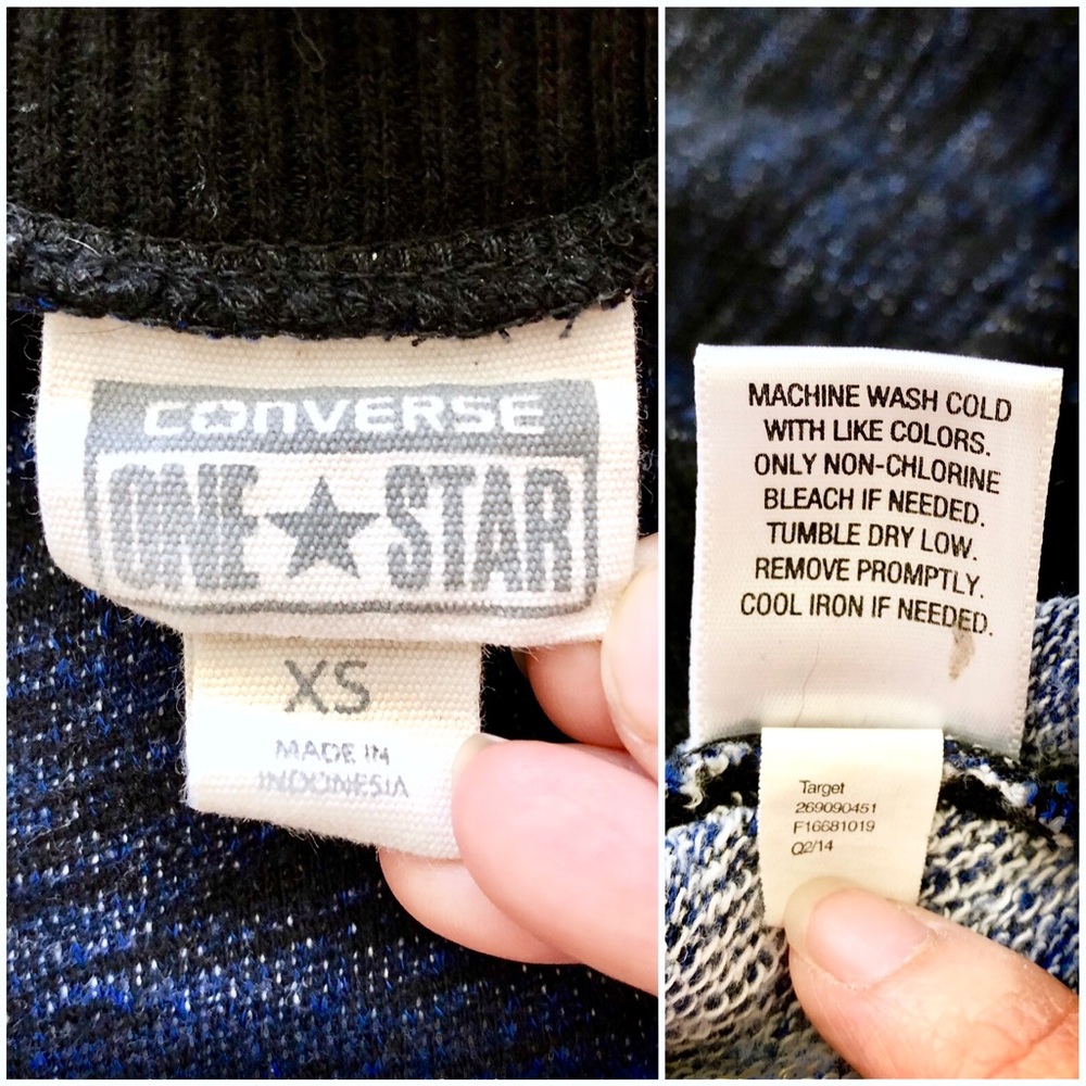 Conversedeep Blue Drawstring Sweater Dress_xs - image 5